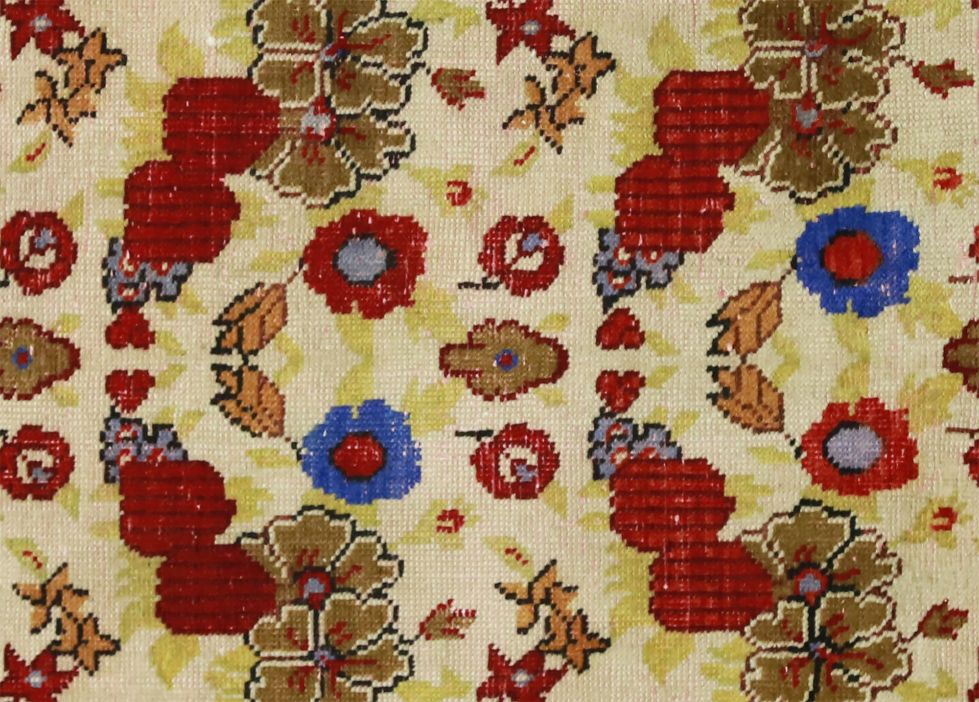 Anatolian handmade vintage rug 190 cm x 100 cm