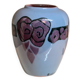 Vase violet de O. Larrieu