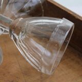 Set of 6 old shot glasses
