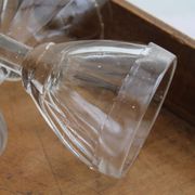 Set of 6 old shot glasses