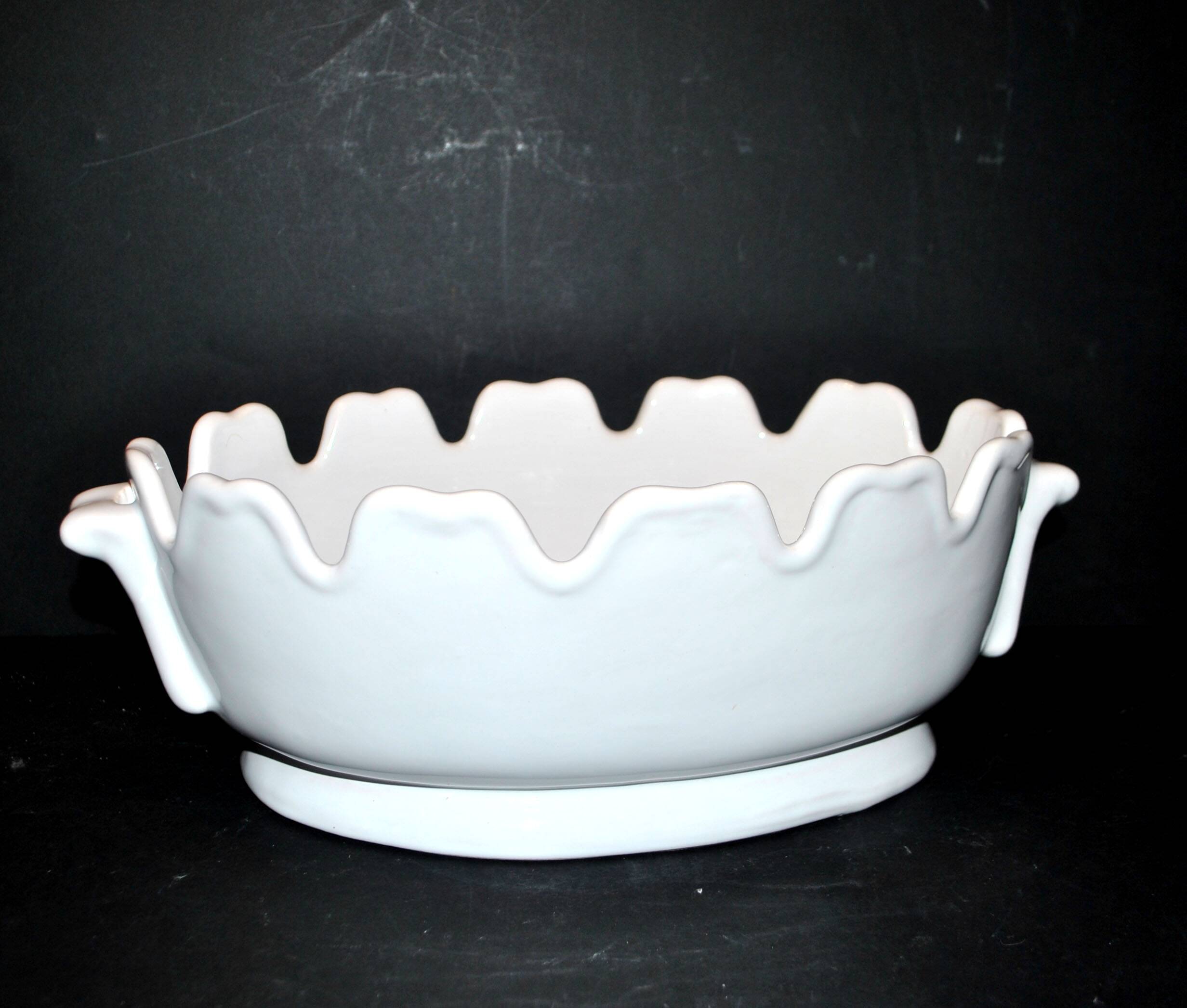 Malicorne ceramic "verrière" glass cooler planter