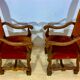 Two armchairs Louis XIV style, trim to restore