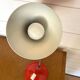 Vintage Desk Lamp Swan Neck Red - 70s Pop Art Design