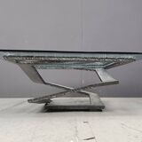 Fleur de Fer coffee table by Maurice Barilone, 1980s