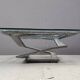 Fleur de Fer coffee table by Maurice Barilone, 1980s