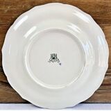 7 flat plates Gien model cornucopia 1938 1960
