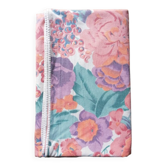 Rectangular floral tablecloth