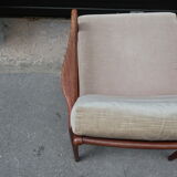 Scandinavian teak armchair from the 60s