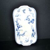 Antique Dugazon 1900 earthenware dish from BOCH Frères KERAMIS in Belgium