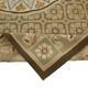 Handmade European Vintage Aubusson Kilim 207 cm x 273 cm