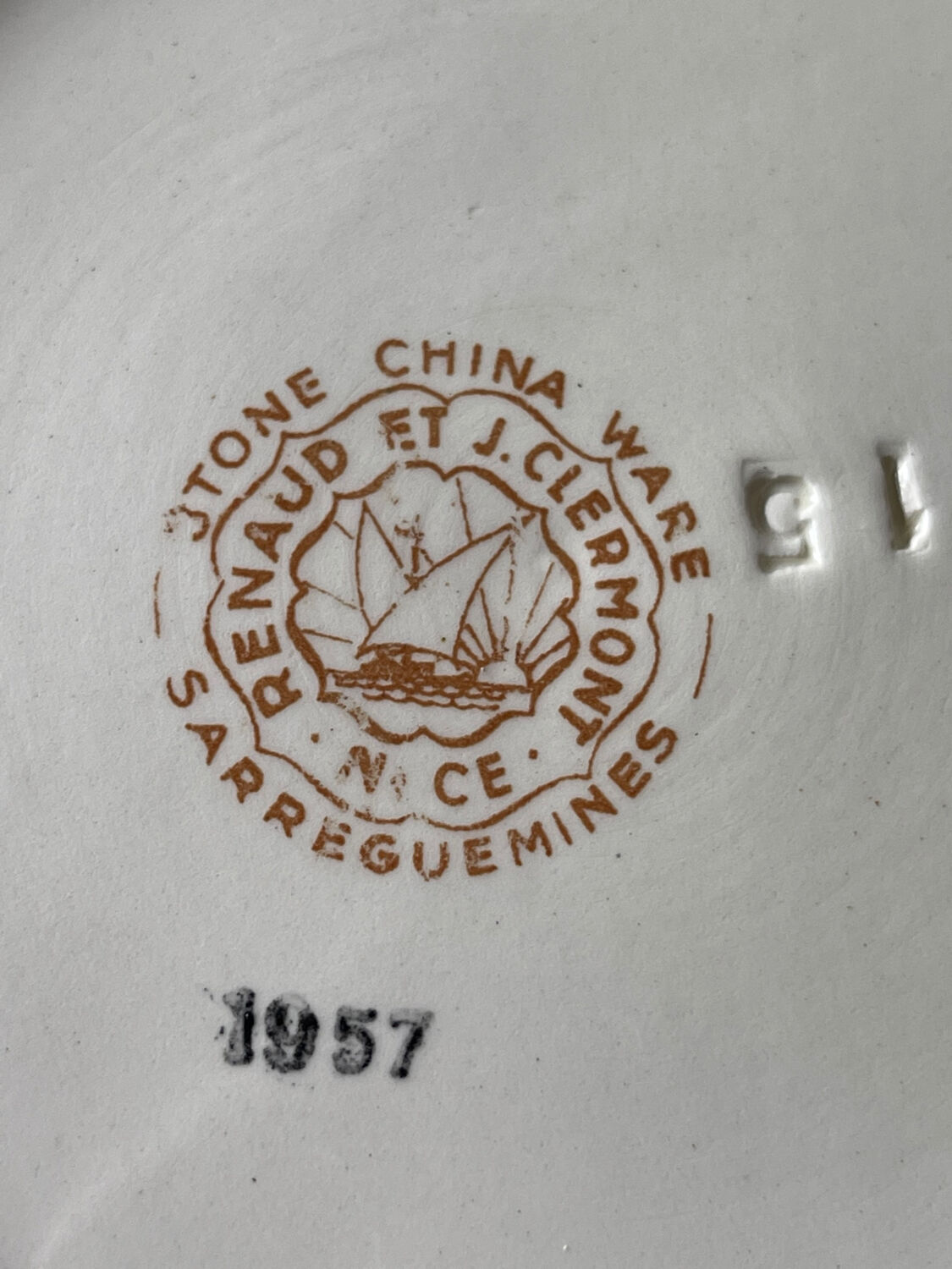 Dessert plates Sarreguemines Renaud and Clermont