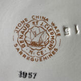 Dessert plates Sarreguemines Renaud and Clermont