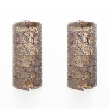 Pair of Mid-century Modern Style Italian Murano Glass and Brass Sconces