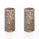 Pair of Mid-century Modern Style Italian Murano Glass and Brass Sconces