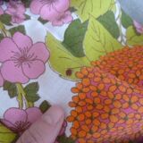 Nappe Bassetti et ses 12 serviettes de table années 70