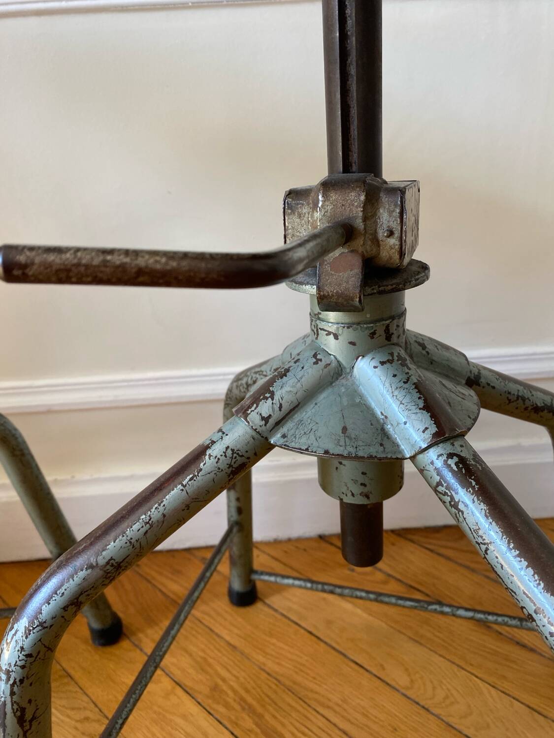 Pair of workshop stools