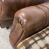 set of 2 vintage armchairs / single seats / armchairs