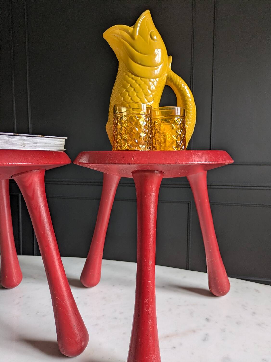 2 Ingvar Kamprad stools for Habitat