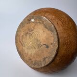 Large vintage handmade terracotta vase