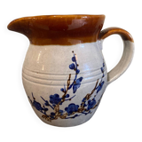 Decorated stoneware carafe
