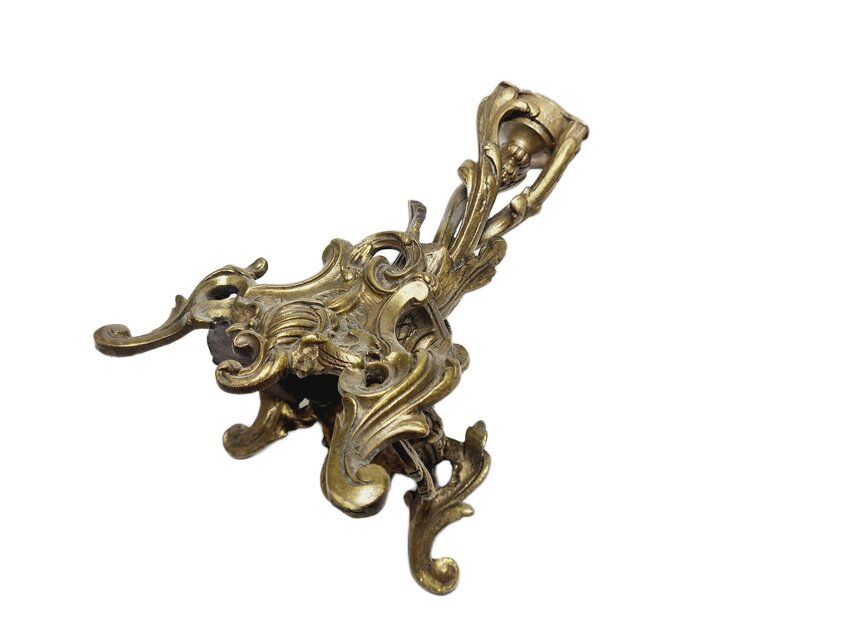 Rococo bronze bowl on stand, France, 1890s