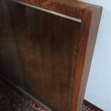 Oak wall-mounted key hotel display case