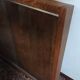 Oak wall-mounted key hotel display case