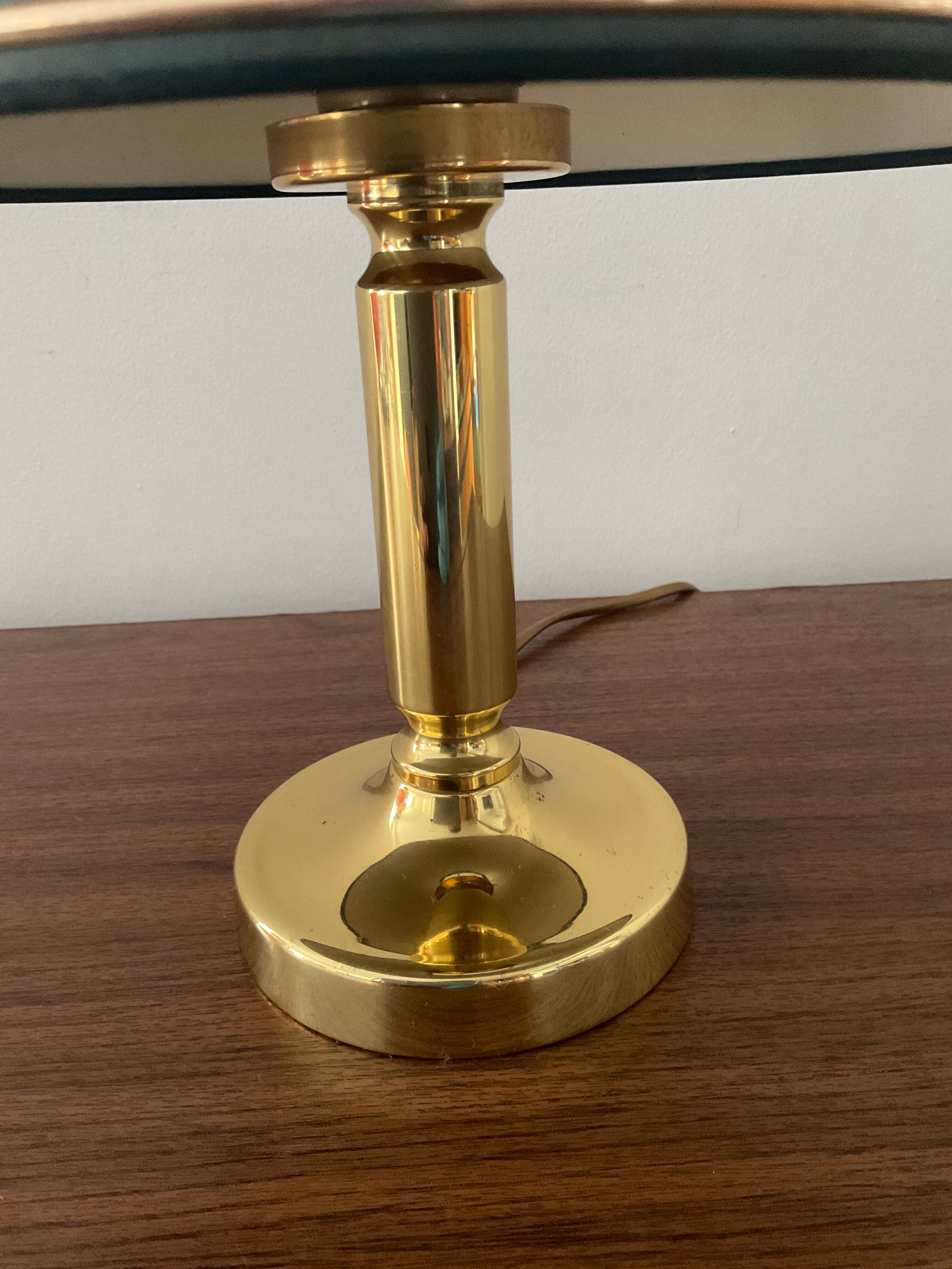 Vintage brass lamp 70s