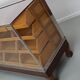 Vintage British maple & oak haberdashery cabinet or shop counter, 1930s