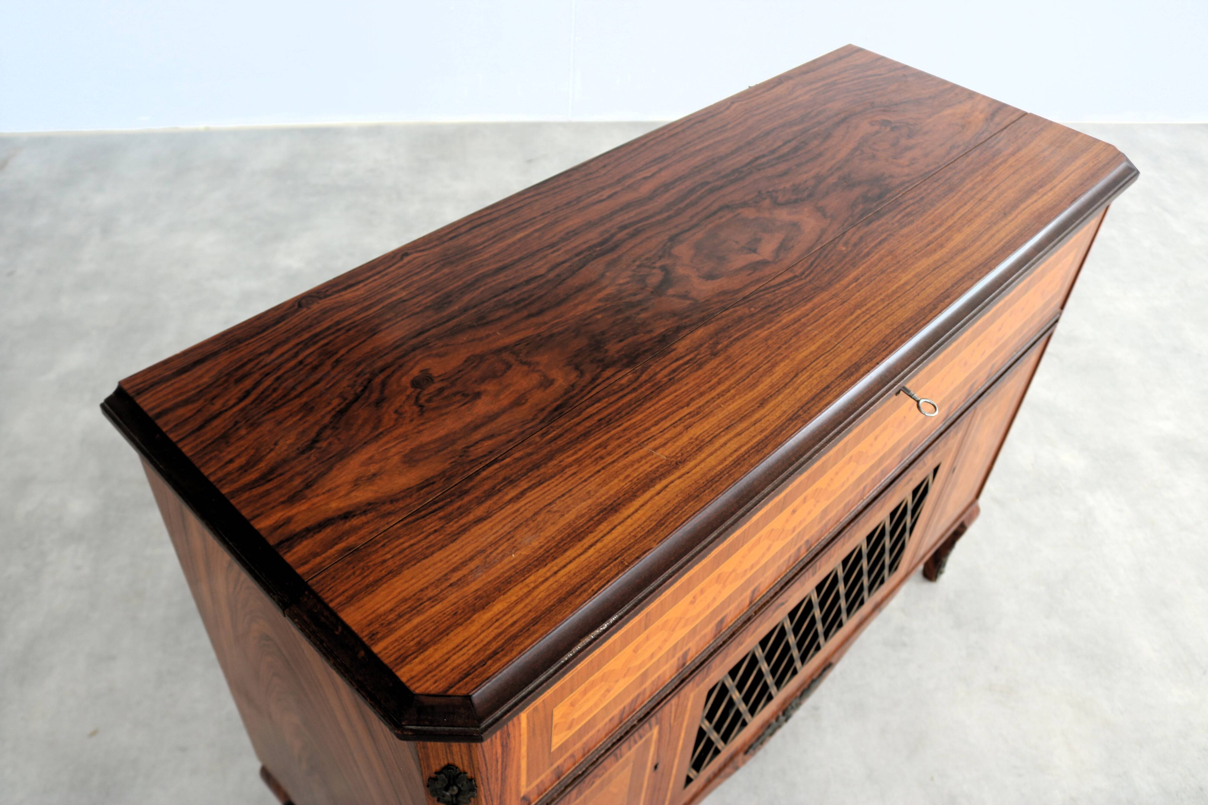 Vintage empty audio furniture | cabinet | 1950s | swedish