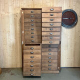 Notary's professional furniture with 30 drawers 1940