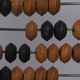 Old wooden abacus