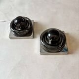 Cosack wall sconces in tinted glass from the 1970s.