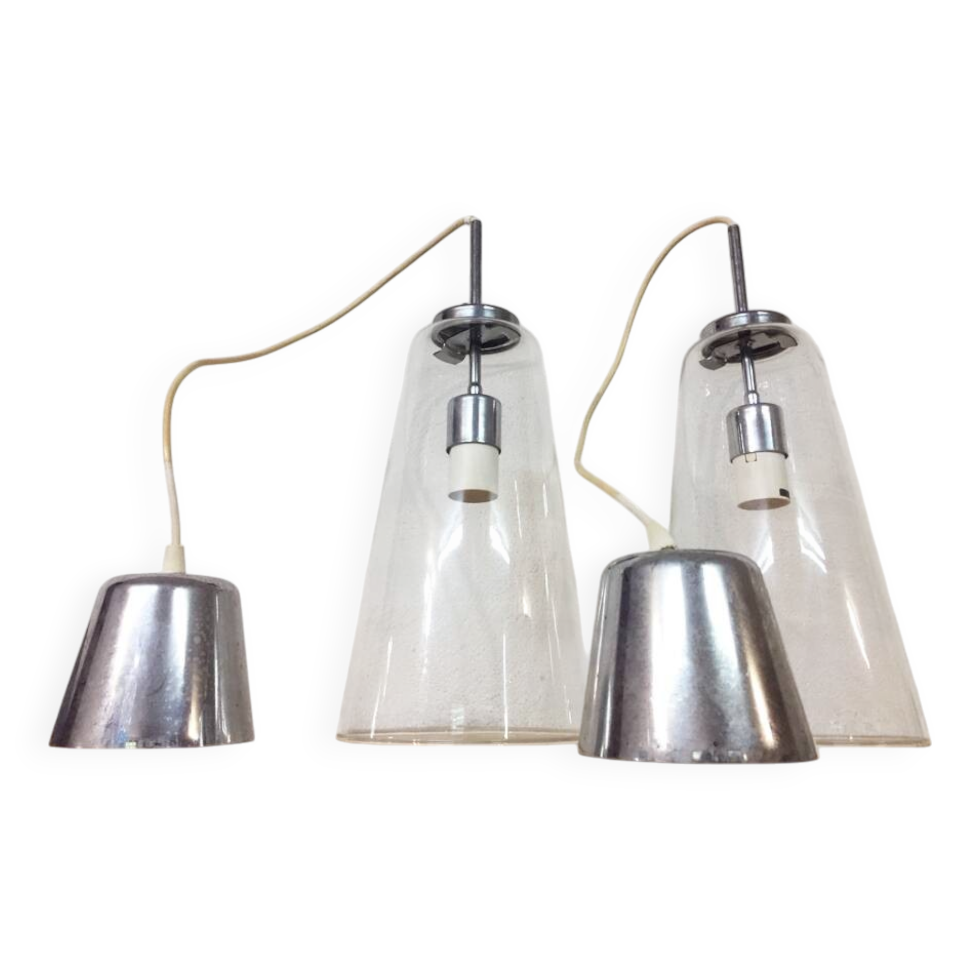 Pair of vintage IKEA pendant lights – 1980s