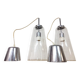 Pair of vintage IKEA pendant lights – 1980s