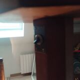 Lampadaire ancien vintage bois