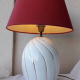 Barbie-style ceramic lamp