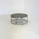 Space Age Coffee Table with Smoked Glass and Chrome