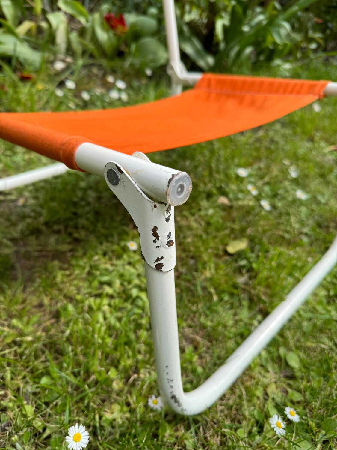 Vintage folding camping chair