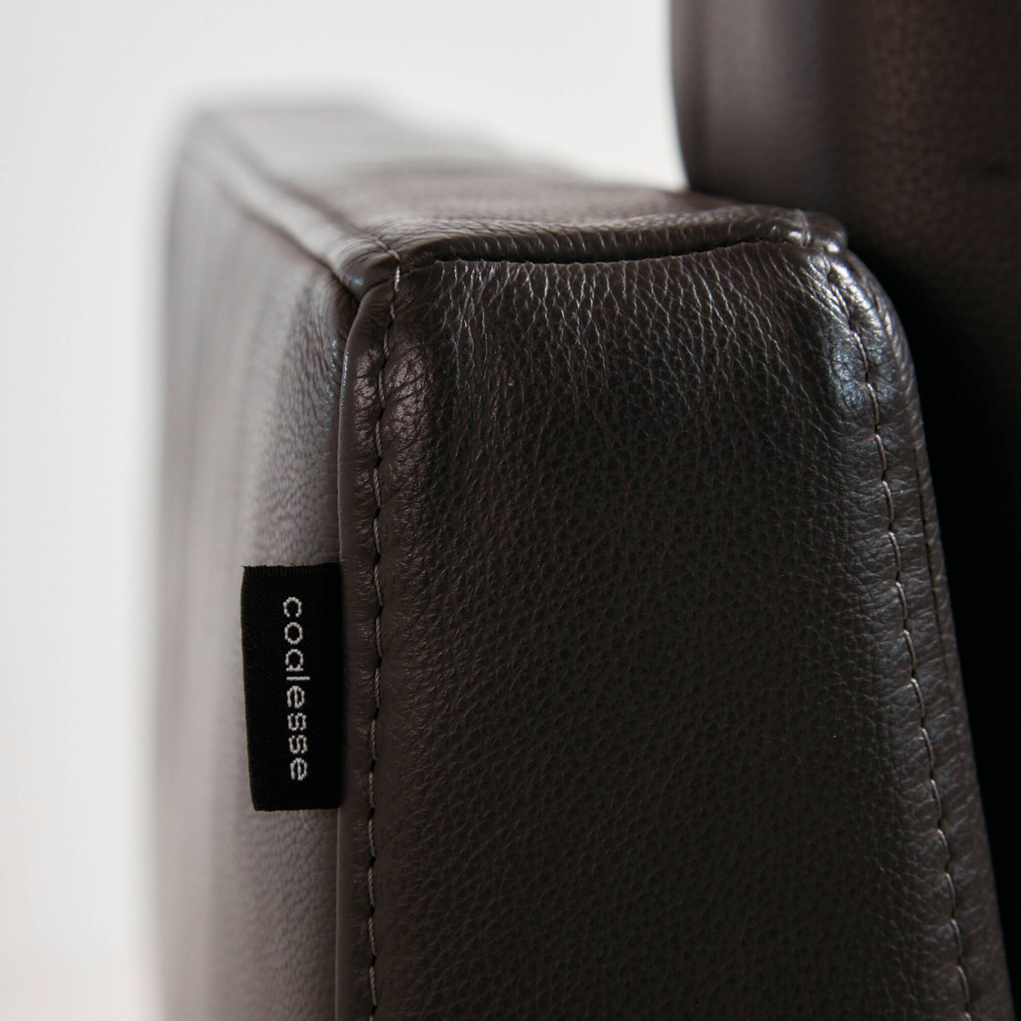 Visalia leather armchair by Coalesse