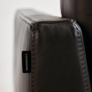Visalia leather armchair by Coalesse