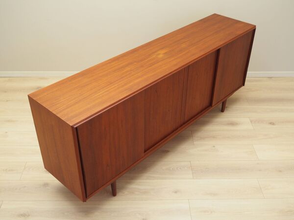 Buffet en teck, design danois, années 60, designer : EW Bach