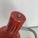 Vintage 1960s desk lamp Veneta Lumi Italy red - 35 cm