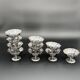 10 coupes à dessert en inox