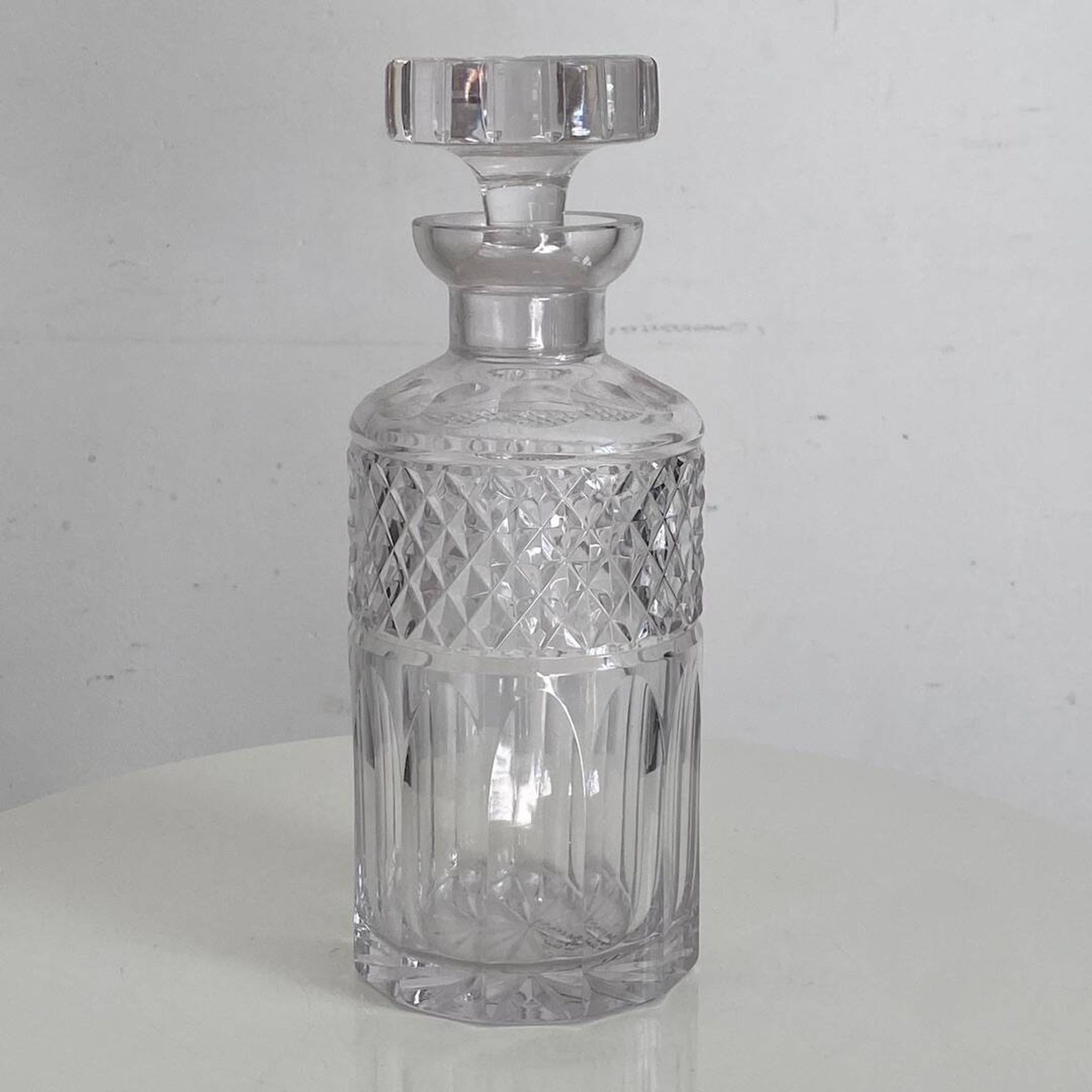 Carafe en cristal vintage