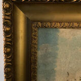 Countryside landscape Oil on canvas of the French school 20th century