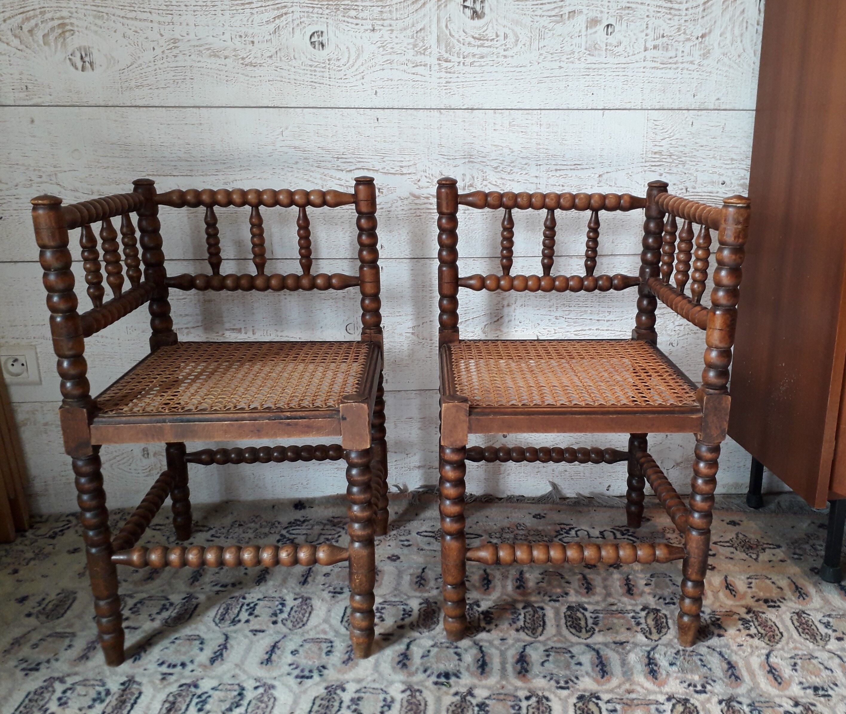 Pair of corner chairs