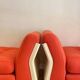 Amanta armchair by Mario Bellini in orange