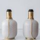 Pair of mid-century Murano glass table lamps with three light settings, Italy.