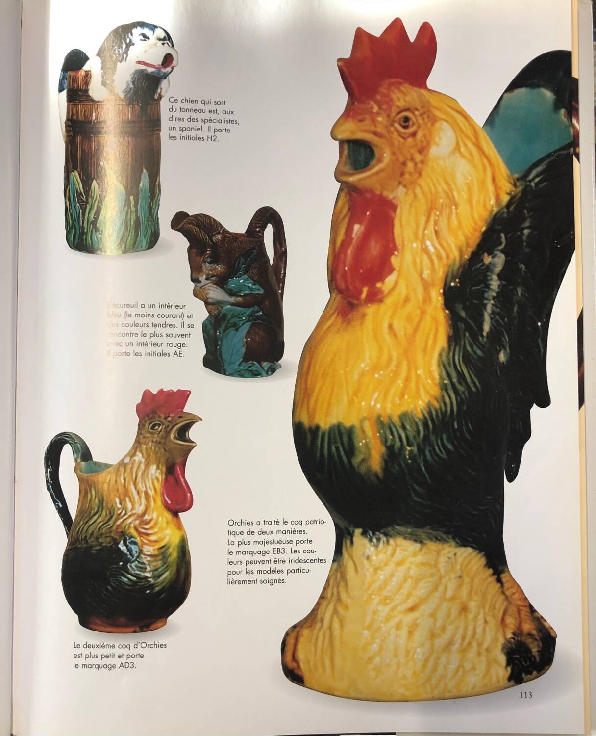 Pichet barbotine Orchies